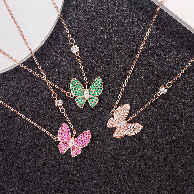 925 Silver Butterfly Necklace