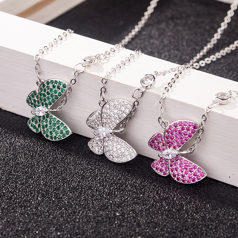 925 Silver Butterfly Necklace