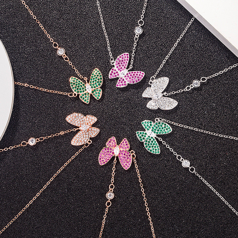 925 Silver Butterfly Necklace