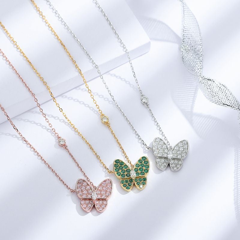 925 Silver Butterfly Necklace