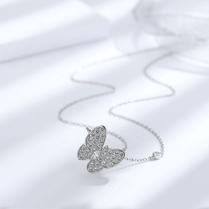 925 Silver Butterfly Necklace