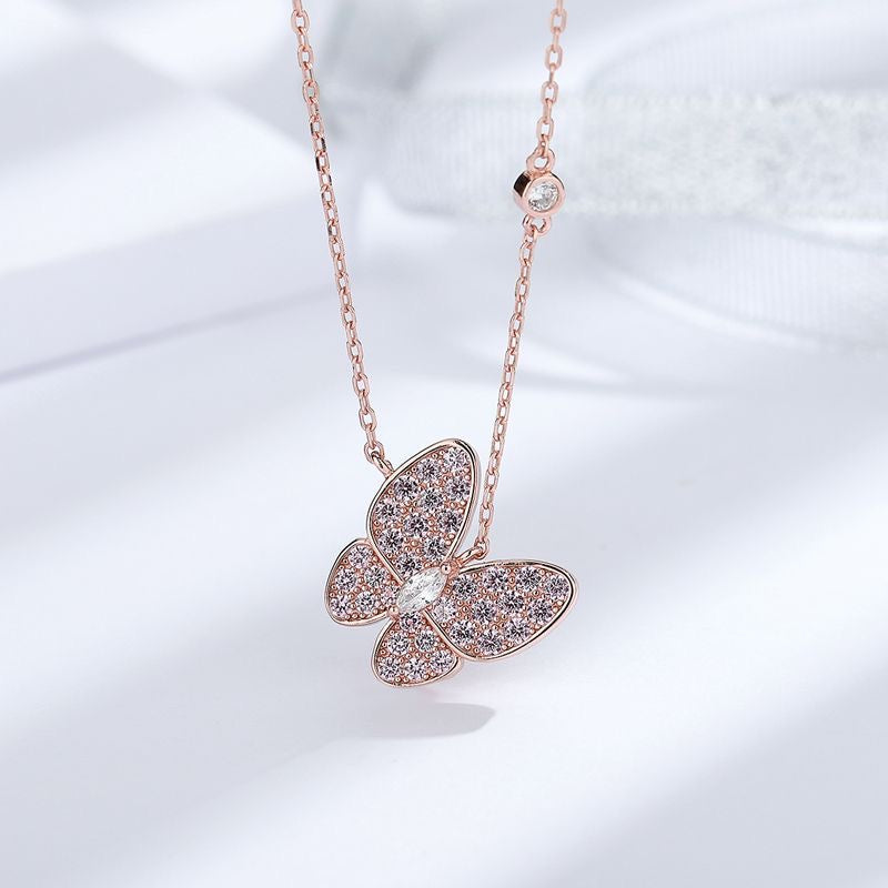 925 Silver Butterfly Necklace