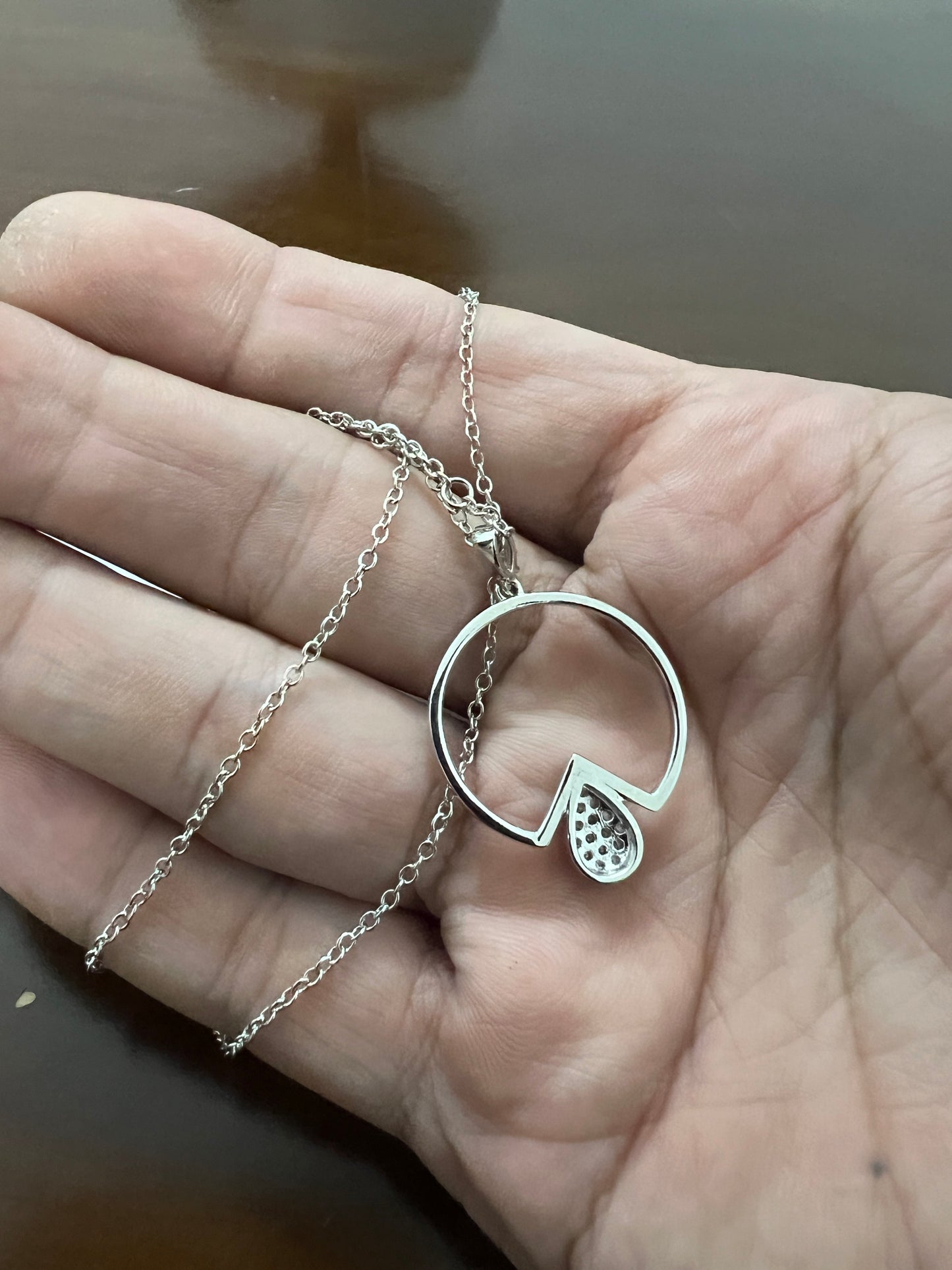 925 Silver Simple European and American Necklace