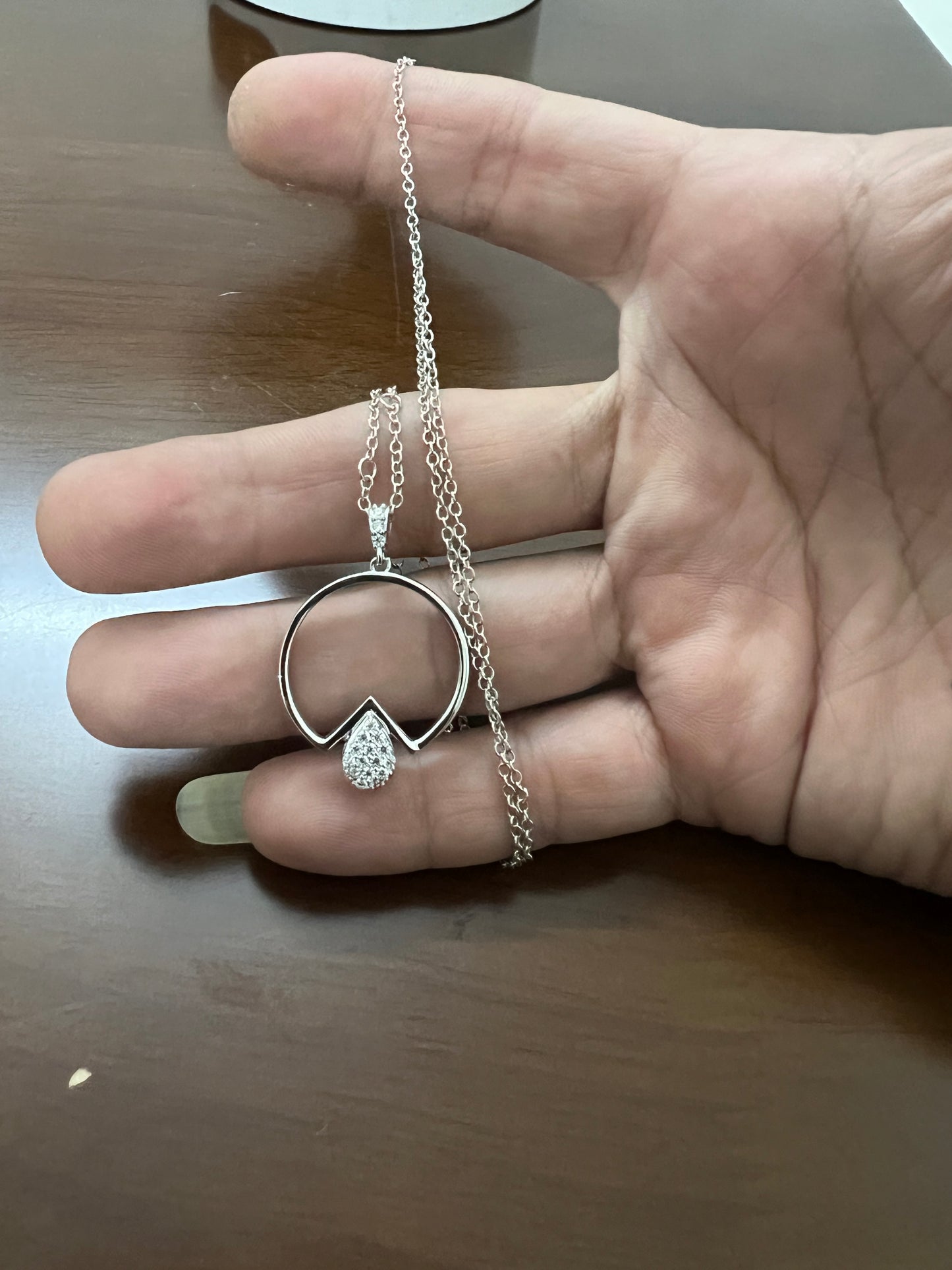 925 Silver Simple European and American Necklace