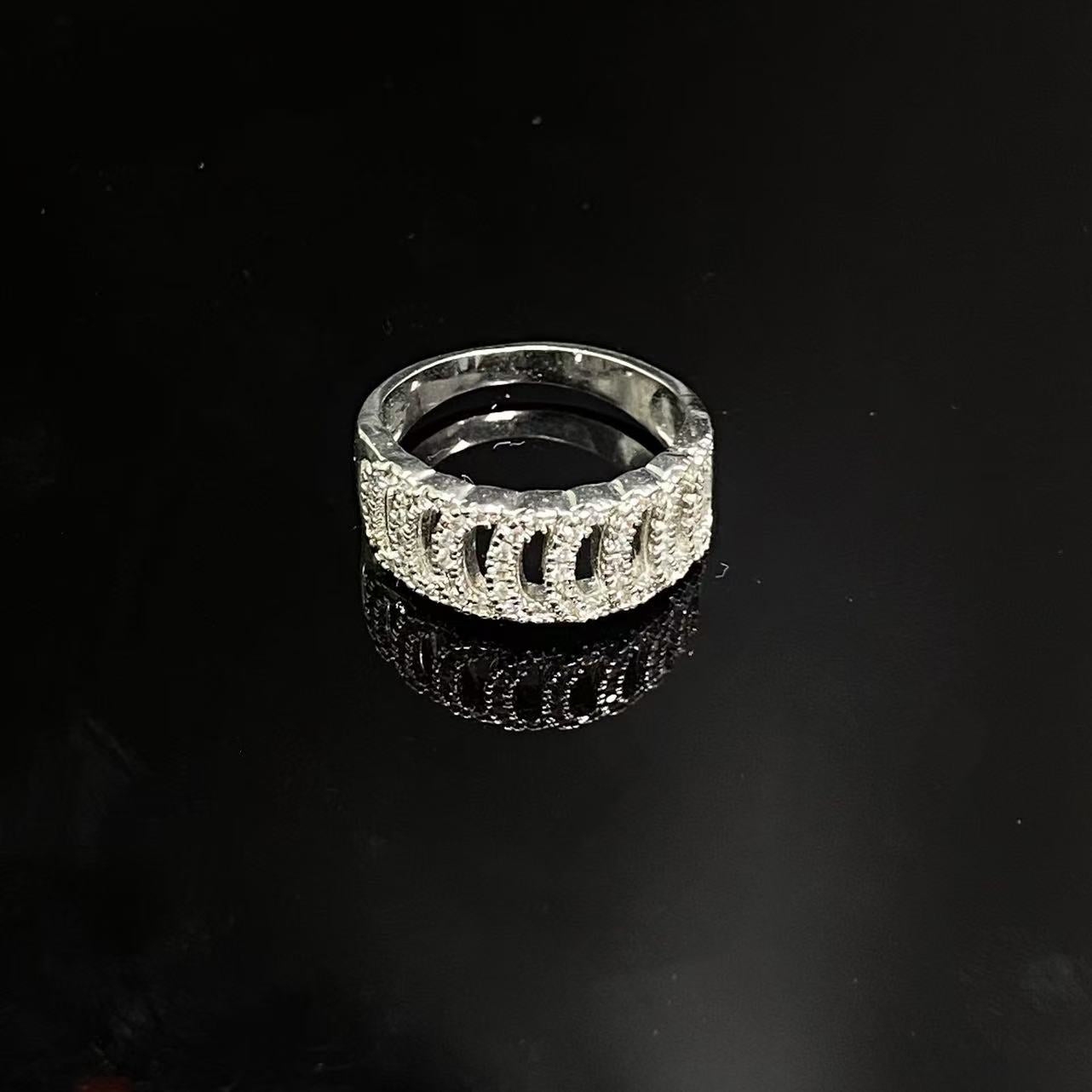 s925 Silver Skeleton Ring