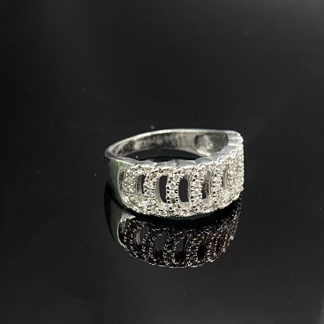 s925 Silver Skeleton Ring